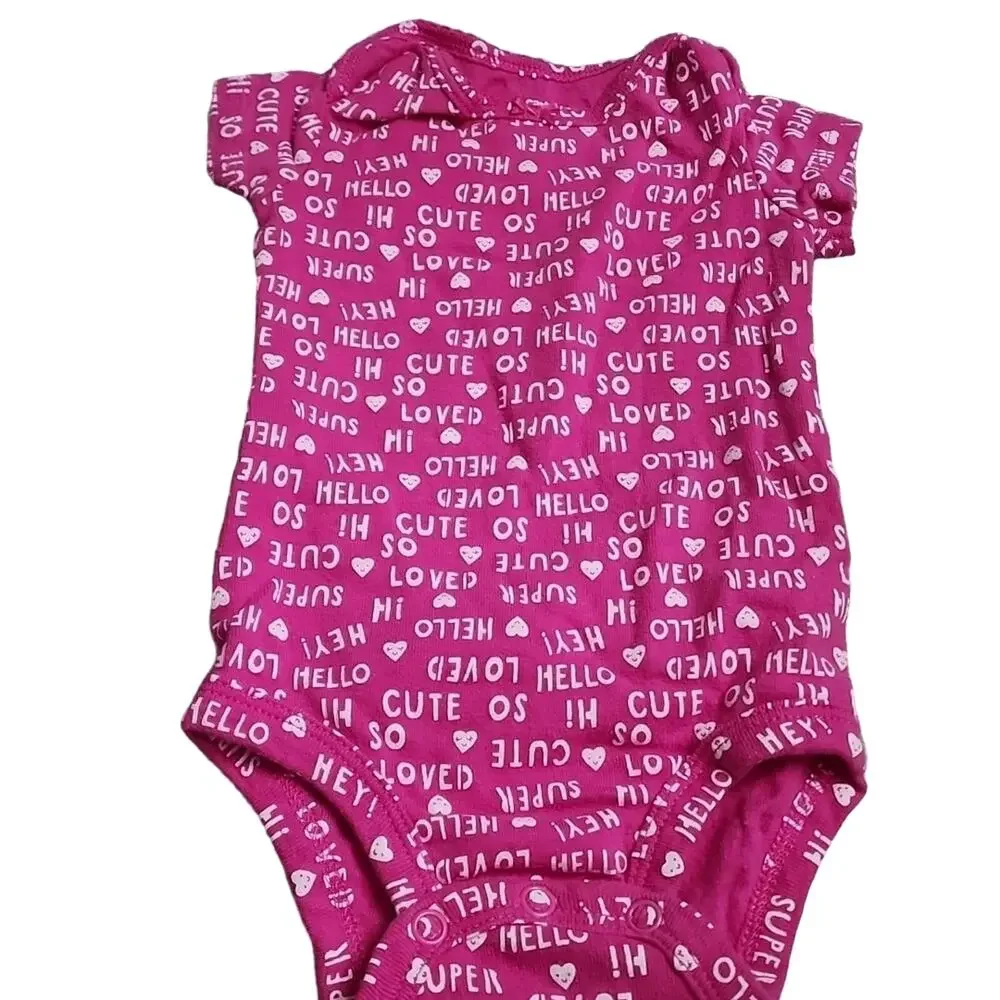 Carter's Short Sleeve Bodysuits, 6 month